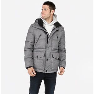 Express hooded-water resistant Tech Parka